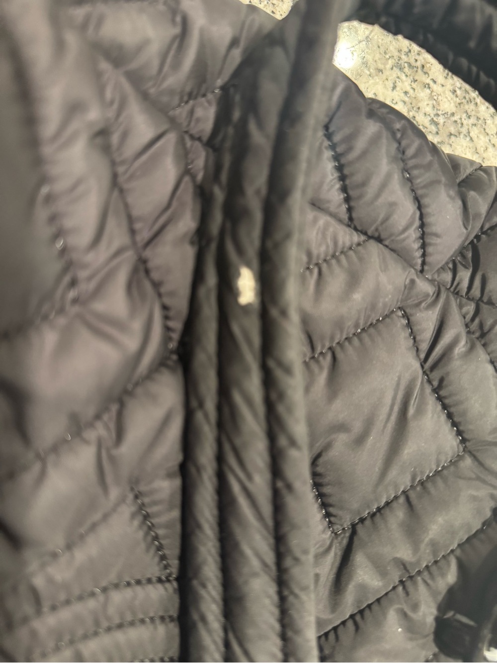 Tory Burch Black Quilted Nylon Tote - Picture 7 of 10